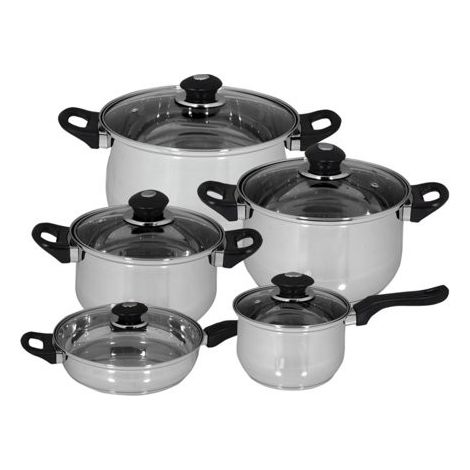 Bateria Cocina Senso Acero Inoxidable Magefesa 10 Pz