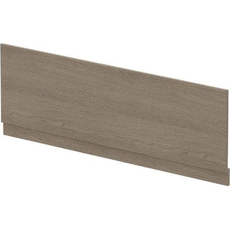 Nuie Solace Oak Woodgrain 1700mm Front Bath Panel with Plinth - MPD2505 (1/4)