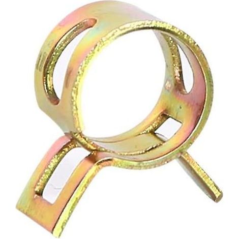 Colliers de Serrage (12PCS) - Tuyau Serre-joints à Tuyaux Colliers de Clip à Ressort Tuyau Serrage - 18 Sortes de Tailles - Ajustable en Acier au Manganèse Tuyau Pinces Clips Fixation, 16mm (1/4)