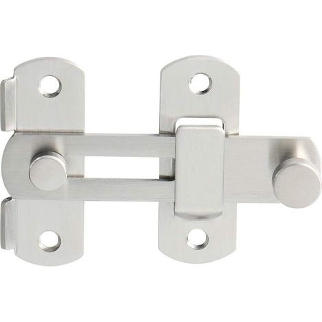 Verrou porte intérieur/extérieur, loquet à bascule en acier inoxydable, serrure portail, pour fenêtre placard jardin (1/5)