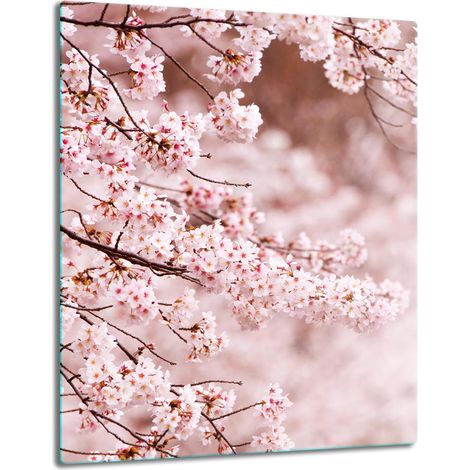 TABLERO DE MESA CON PANEL DE CRISTAL DE 40x52 CM, DISEÑO DE FLORES (1/5)