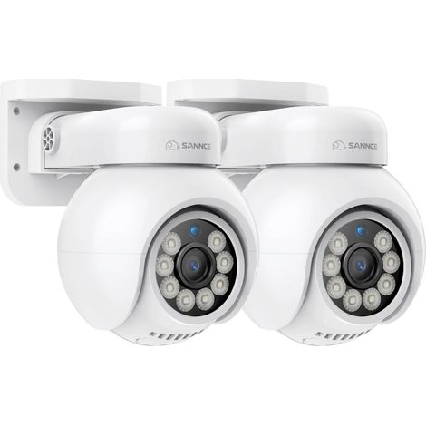 Telecamera di sicurezza, risoluzione 4K, audio bidirezionale, confezione da 2 telecamere (1/2)