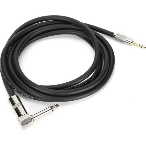 Câble audio stéréo JORINDO 6,35 mm mâle vers 3,5 mm mâle pour guitare, piano, amplificateur et téléphones portables JD6089 - 2 m / 6,7 pi (1/5)