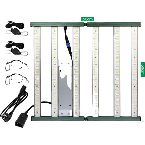 Lámpara LED de cultivo, espectro completo, regulable, 320 W (1/2)