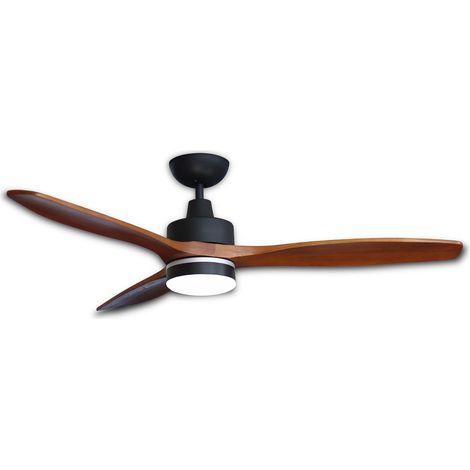 Pepeo Ventilatore da soffitto a risparmio energetico Notos 132 cm con luce LED e telecomando (1/5)