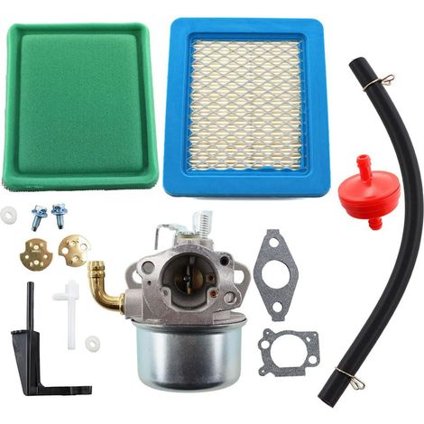 MCHNIC Carburateur avec Filtre à Air pour Moteur Briggs & Stratton 850 Série Intek 190 215434 214706T 215369 798654 792970 12211 avec Filtres à Carburant Tuyau Carburant (1/5)
