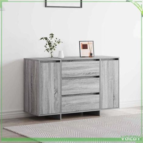 Buffet - FAF7291712449406 - Sonoma gris - Bois d'ingénierie - 120 x 41 x 75 cm (1/5)