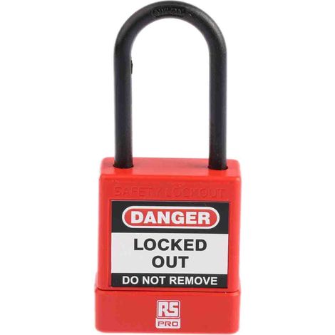 Consignation RS PRO 1 serrure Nylon, anse de 5mm ( Prix pour 1 ) (1/3)