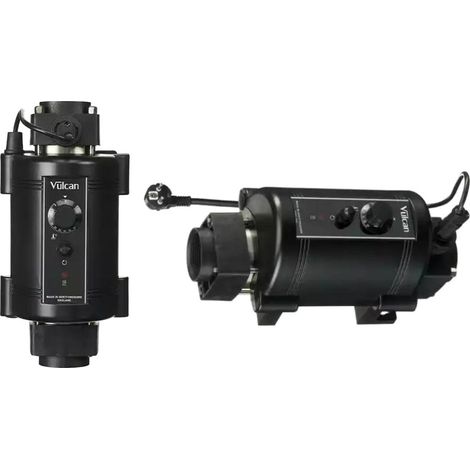 Elecro Nano Vulcan Splasher 3KW in Titanio Monofase - Riscaldatore Elettrico per Piscina Fuoriterra fino a 20 Metri Cubi