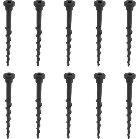 JKITNHJOT Lot de 10 vis de station de charge pour tondeuse à gazon Automower 105 305 308 Vis de terre longues (13,7 cm) (1/5)