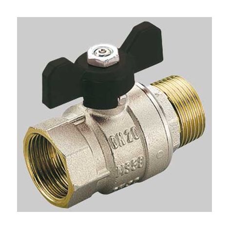 VALVOLE A SFERA PASSAGGIO TOTALE MF FARFALLA ALLUMINIO 3/4 PN 40 TIEMME