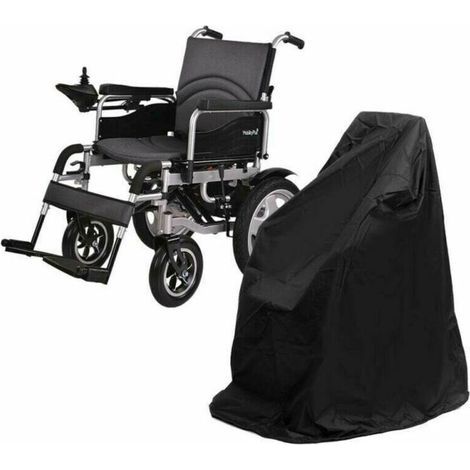 Housse de protection pour fauteuil roulant électrique, Imperméable, Anti-UV-100x75x100cm Noir (1/5)