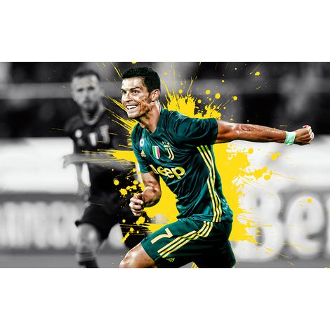 Papier peint panoramique Football - Joueur de Foot - 512 cm x 320 cm (1/2)
