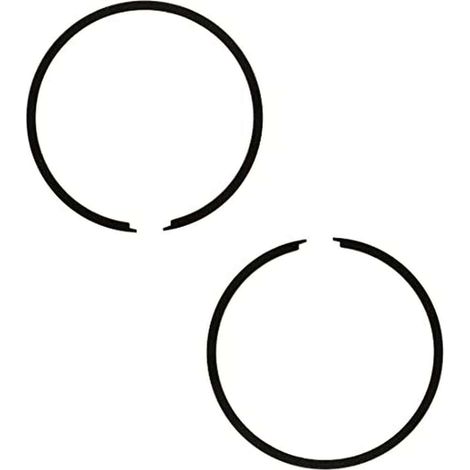 2x segment de piston 39mm x 2mm mobylette cyclomoteur compatible avec MBK 41 51