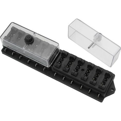 Sicherungskasten 12 fach ATO ATC 6-48 V Sicherungshalter Auto KFZ LKW Boot