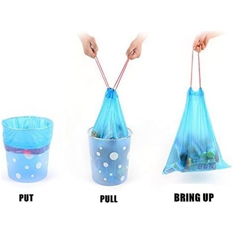 Bin Liners, 50 x 60 cm, 30 L, Blue (1/4)