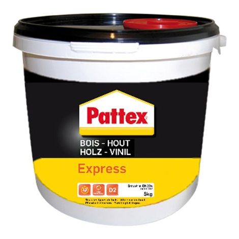 PATTEX - Pattex colle bois express seau 5kg