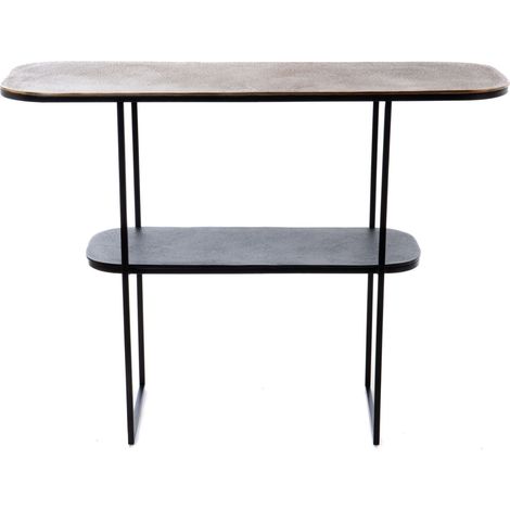 Amadeus - Console 2 plateaux en aluminium L116 cm (1/5)