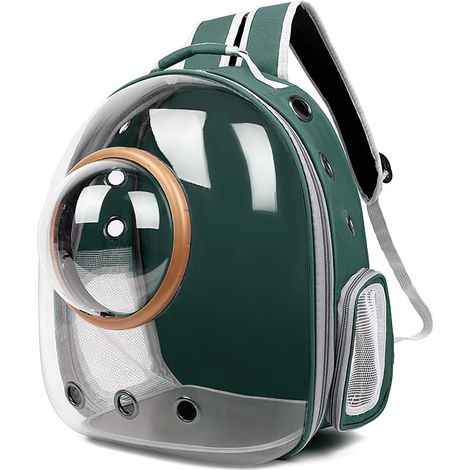 1 Sac à Dos pour Chat et Chien, Capsule Spatiale Transparente, Ventilée, Pour Animaux de Moins de 6,5 kg (1/5)