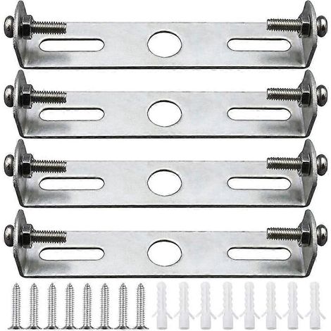 Set di 4 staffe per plafoniera, adatto per plafoniere da 105 mm, lampade a sospensione e plafoniere a incasso. Gli accessori includono una base, un pannello per plafoniera e una staffa di base (DB). (1/3)