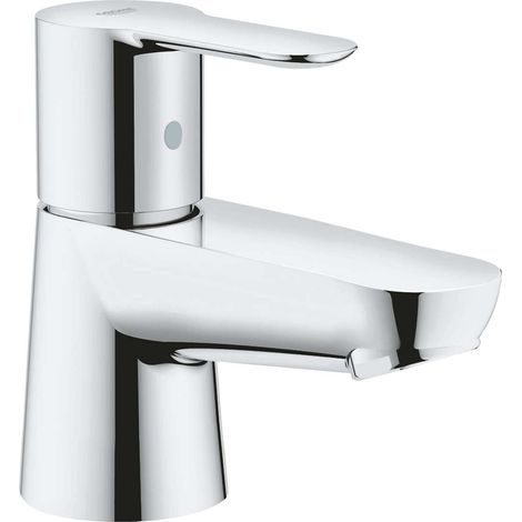 Grohe – Mitigeur de lavabo monotrou – Finition chrome brillant – Levier métallique – Débit 5,7 l/min avec mousseur EcoJoy – Installation rapide (1/4)