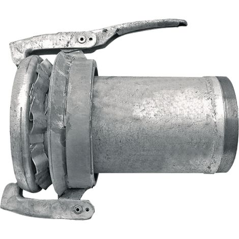 Tappo da 4" con filettatura esterna, sistema 3 PERROT in acciaio zincato per connettore di autocisterne d'acqua (1/2)