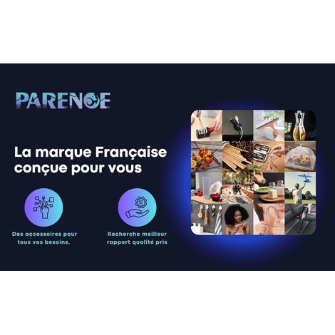 PARENCE.- Panier de Rangement en Métal – Organisateur Rectangulaire 20x15 (1/5)