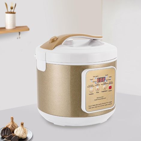 Schwarzer Knoblauch Fermenter, 6L Joghurtbereiter, Schwarze Knoblauch Fermentieren Maschine, Automatische Intelligente Fermentationsbox, für herzustellen Joghurt/Natto/Reiswein usw