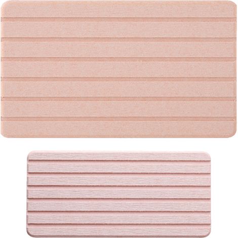 Tapis De Séchage Pour Vaisselle - En Diatomite - Absorbant Et Résistant À La Chaleur - Anti-Dérapant - Pour Comptoir De Cuisine - 1 Pièce (1/5)