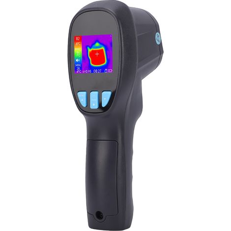 Caméra thermique infrarouge portable, résolution infrarouge de 32x32, plage de température de -20 °C à +1 000 °C, avec détection des points chauds/froids et fonction de stockage d'images (1/5)