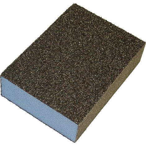 Faithfull Coarse/Medium Sanding Block (90 x 65 x 25mm) for Woodworking and Surface Finishing