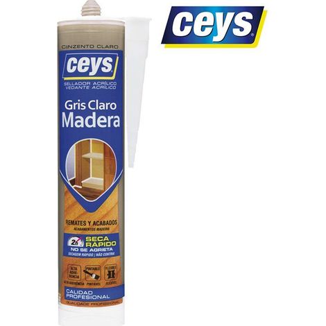 Sellador acrílico madera gris claro 300 ml (1/10)