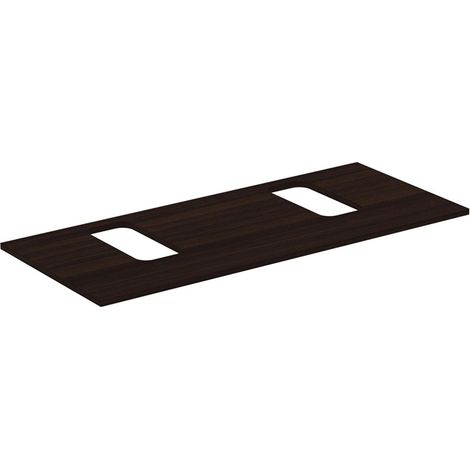 Plaque IS WT i.life B 2 découpes g/d pour 2 murs WT 1202x507x18mm Chêne café