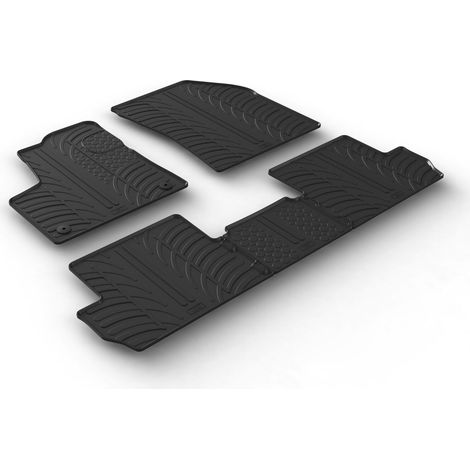 Set tappeti su misura in gomma - compatibile per Peugeot 3008 (10/1611/23) - Peugeot 3008 (11/2011/23)