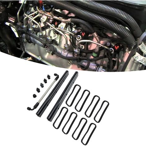 Kit de rampe d'injection LS-6AN avec raccords et durite transversale pour collecteur d'admission LS, LS1, LS2, LS3, LS6 et LSX (1/5)