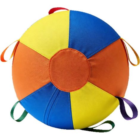 Balle d'entraînement résistante à l'usure gonflable avec revêtement en caoutchouc élastique (45CM)