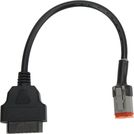 Câble adaptateur OBD2 4 broches vers 16 broches pour diagnostic moto, convertisseur scanner 12-24V, lecteur de codes défauts, connecteur universel. (1/5)