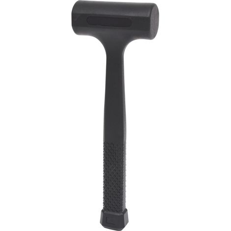 Kstools – Massette anti-rebond monobloc en polyuréthane 580 g – Longueur 300 mm – Diamètre tête 45 mm – Efficacité de frappe pour travaux de précision