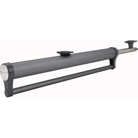 Tringle Vêtements Extensible Gris 292mm, Alliage aluminium (1/5)