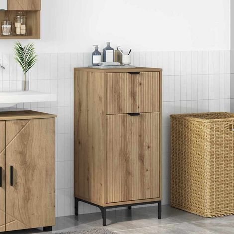 Bathroom Cabinet Artisan Oak 39.5 x 36 x 88 cm vidaXL (1/5)