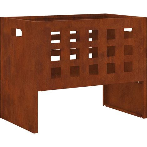 Maison Exclusive - Focolare Marrone 50 x 30 x 40 cm Acciaio
