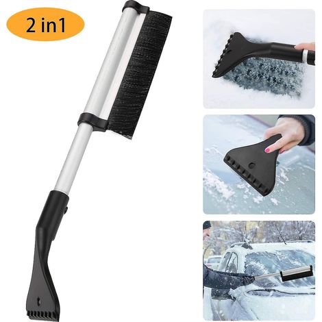 Brosse à neige pour voiture, grattoir à glace pour voiture en hiver, brosse à neige pour voiture (1/5)