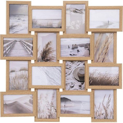 Pell-mell - madera - 16 fotos - Atmosphera créateur d'intérieur