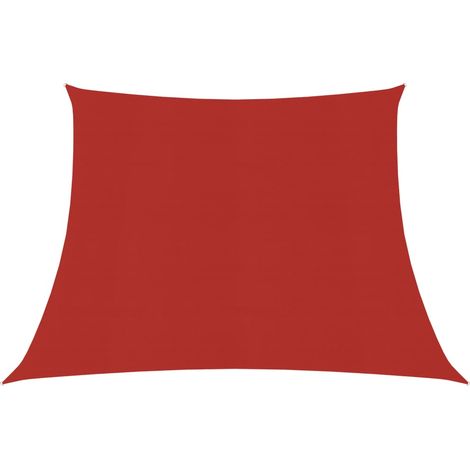 Voile d'ombrage Voile de parasol - 160 g/m² Rouge 3/4x2 m PEHD BV637113 - BonneVie (1/5)