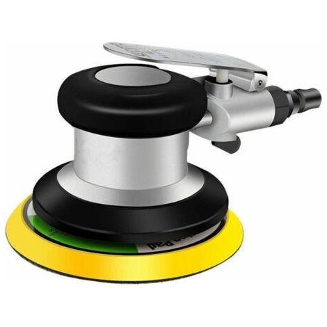 Ponceuse pneumatique,Professionnel Ponceuse excentrique à air comprimé, polisseuse pneumatique à double action haute performance mini avec, 9500tr/min, (1pcs, 125mm) (1/4)