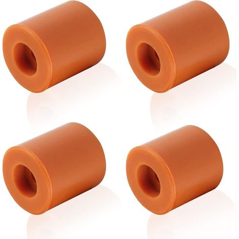 Silikon-Heizbett-Nivelliersäule für 3D-Drucker, Original hitzebeständiges Silikonpad für stabiles Heizbett für Ender 3/3V2/3 Pro, CR-10 (4 Stück)