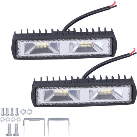 Paar 12-LED 36W 12-24V Arbeitsscheinwerfer, Scheinwerfer für Motorrad, LKW, Boot, Traktor, Offroad-Anhänger.