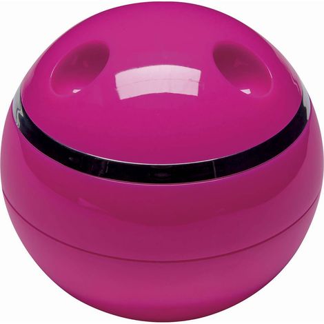 Boîte Organisatrice en Verre Brillant pour Accessoires de Table - pour Rangement et Décoration - Taille Standard - Couleur Rose Foncé (1/5)
