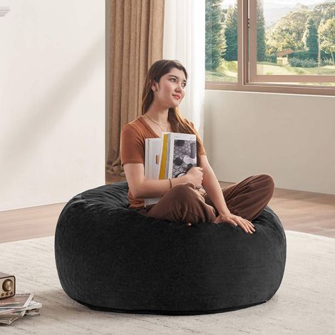 Fauteuil Poire 3FT confortable pour adulte - chaise molletonnée pour salon, chambre ou balcon (1/5)