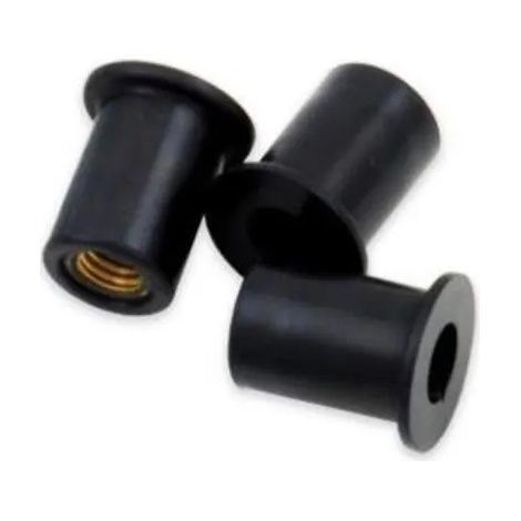 Set di dadi in gomma bolt 0819648020789 Well-Nut 50 pezzi M5